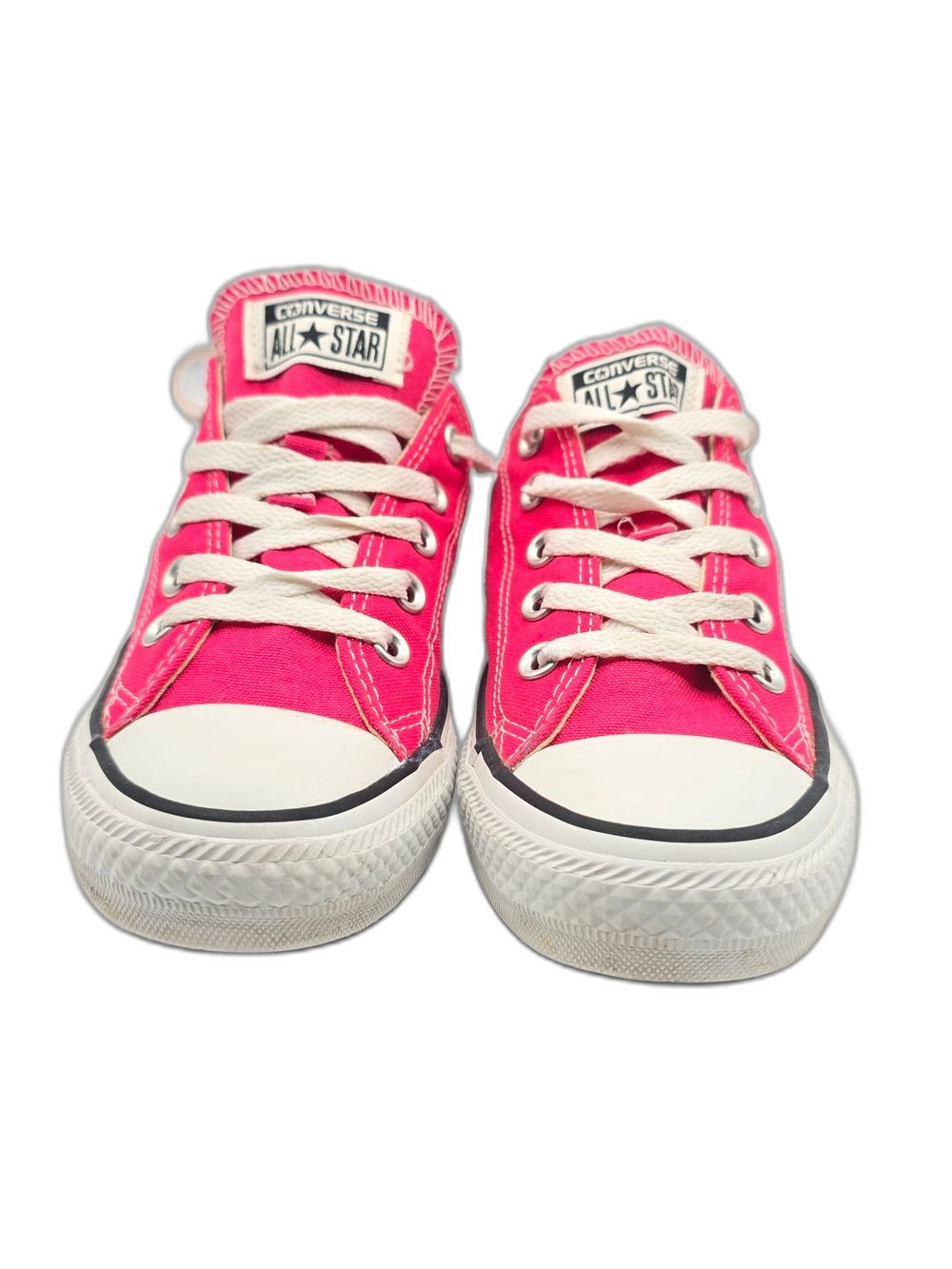 Converse Women 6 Men 4 Pink Low Top Chuck Taylor Sneakers Casual Everyday Wear
